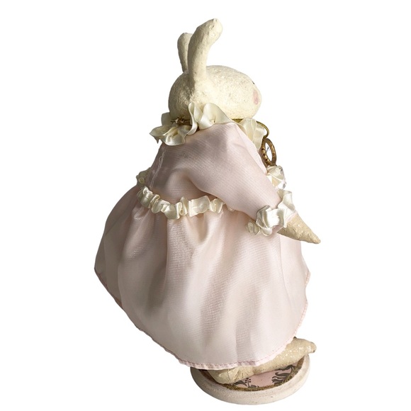 Heather Myers ESC Easter Bunny Rabbit Girl Figurine Folk...